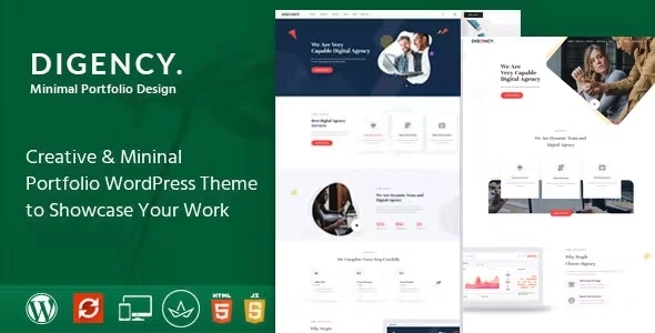 Digency – Multi-Purpose Portfolio WordPress Theme 1.8