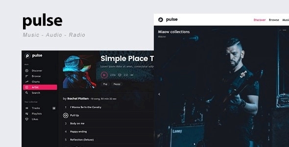 pulse – Music Audio Radio WP Theme 2.2.1
