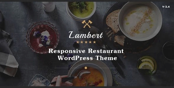 Lambert – Restaurant / Cafe / Pub WordPress Theme 2.5.1