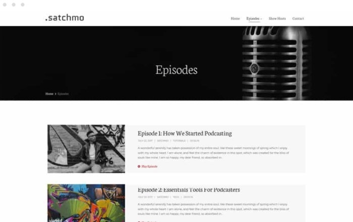 SecondLine – Satchmo WordPress Theme 1.9.0