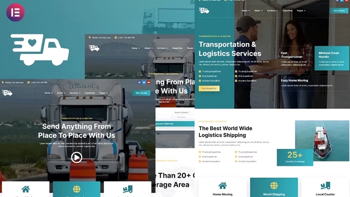 Antar – Transportation & Logistics Elementor Template Kit 1.0.0