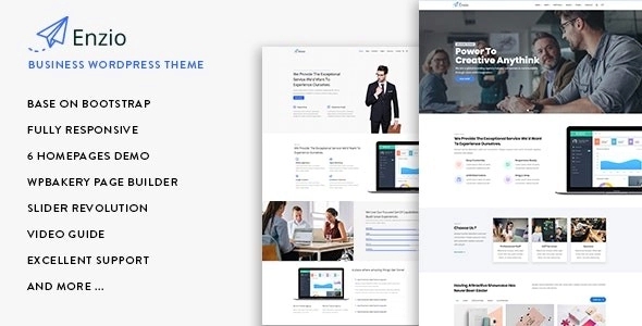 Enzio – Responsive Business WP Theme 1.2.0