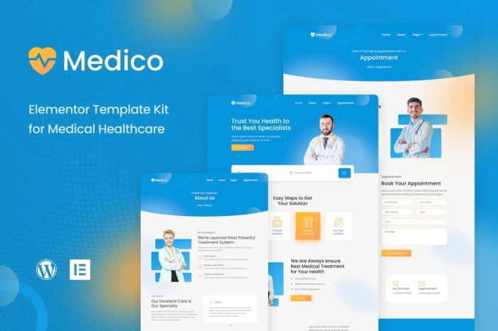 Medico – Medical & Healthcare Elementor Template Kit 1.0.0