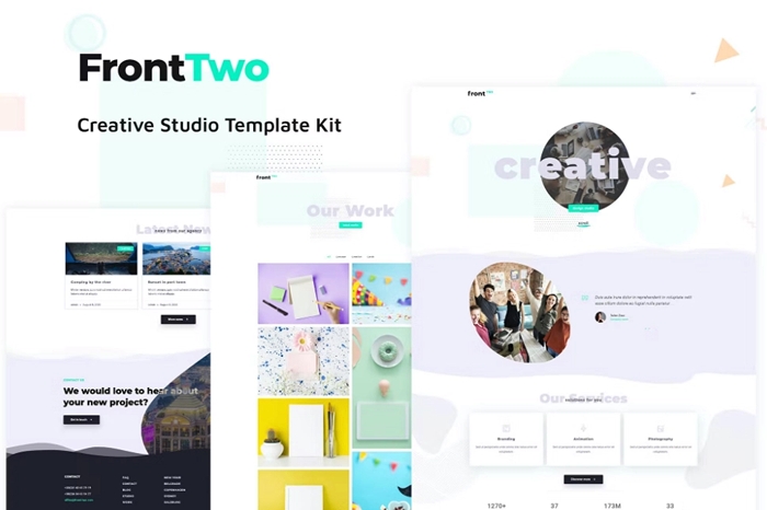 FrontTwo – Creative Studio Template Kit 1.0.0