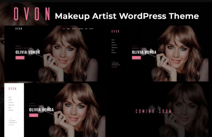 Ovon – Makeup Artist WordPress Theme 1.0