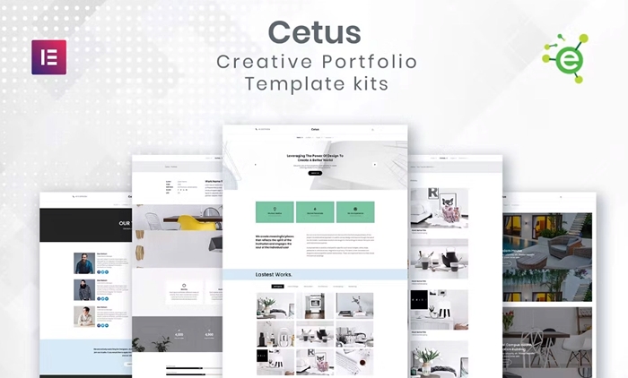 CETUS – Creative Portfolio Elementor Template Kit 1.0.0