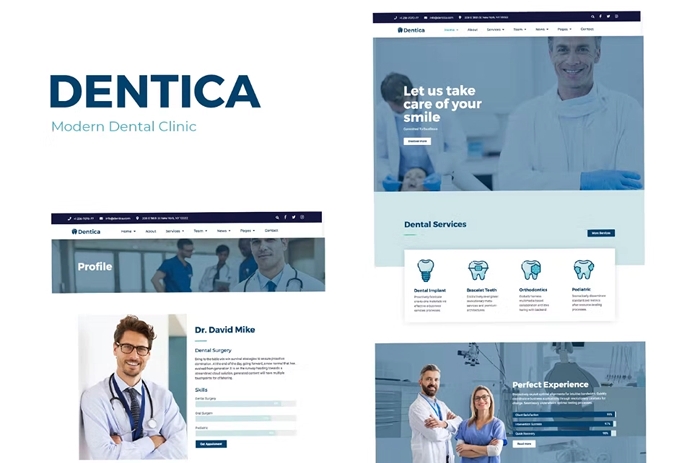 Dentica – Dental Clinic Elementor Template Kit 1.0.0