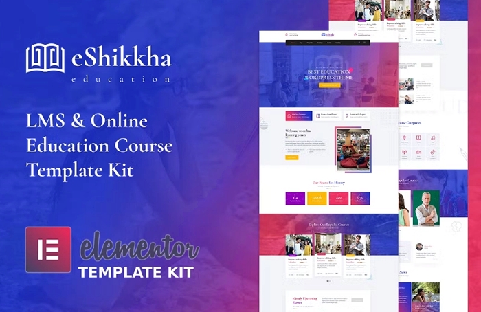eShikkha – eLearning Elementor Template Kit 1.0.0
