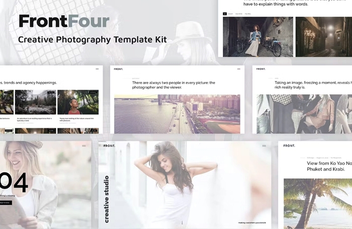 FrontFour – Creative Photography Template Kit 1.0.0