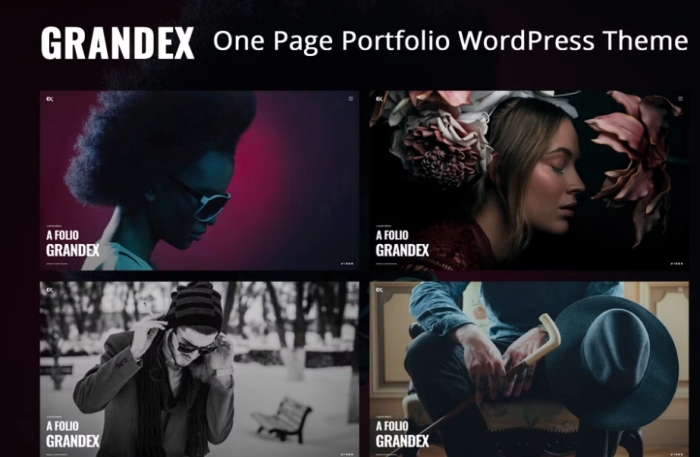 Grandex – One Page Portfolio WordPress Theme 1.0
