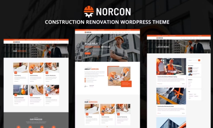 Norcon – Construction Renovation WP Theme 1.0