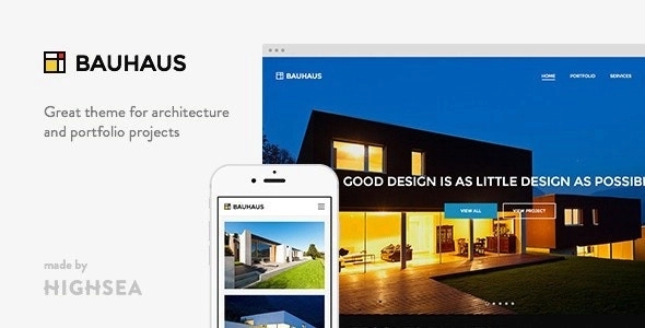 Bauhaus – Architecture & Portfolio WP Theme 1.3.8
