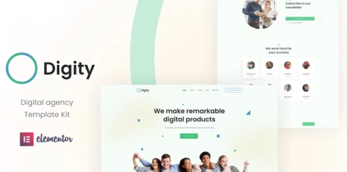 Digity – Digital Agency Elementor Template Kit 1.0.0