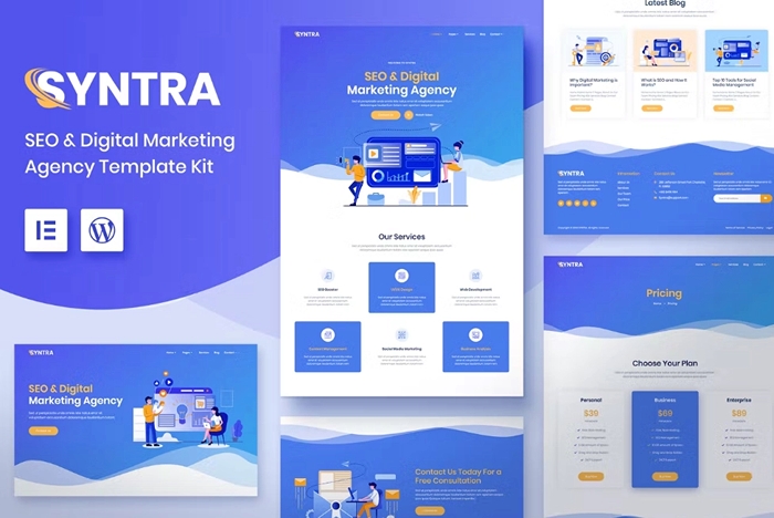 SYNTRA – SEO & Digital Marketing Agency Template Kit 1.0.0