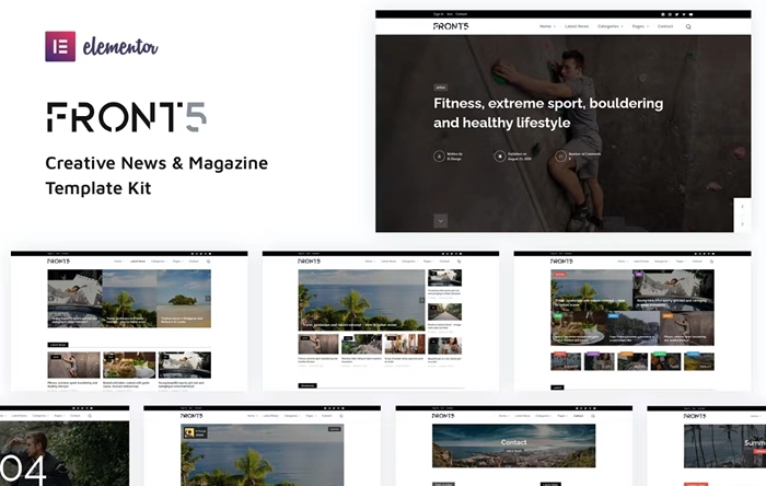 FrontFive – Creative News & Magazine Template Kit 1.0.0