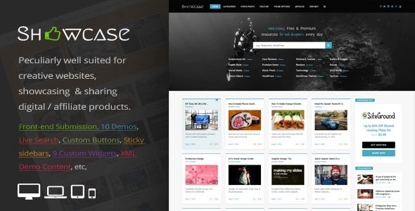 Showcase = Responsive WordPress Grid / Masonry Blog Theme 3.5