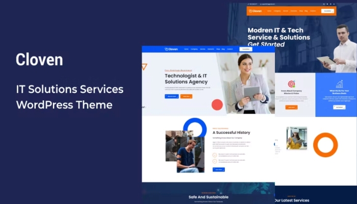 Cloven – IT Solutions Services WordPress Theme 2.0