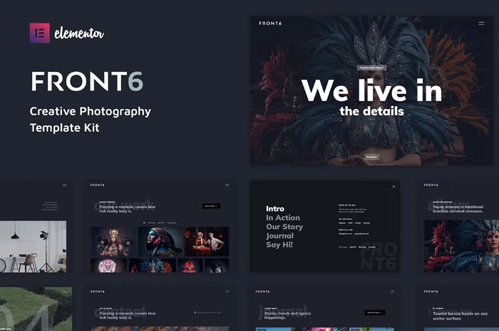 FrontSix – Creative Photography Template Kit 1.0.0