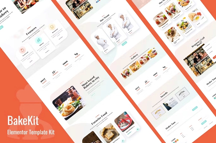 Bakekit – Food and Cake Elementor Template 1.0.0