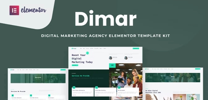 Dimar – Digital Marketing Elementor Template Kit 1.0.0