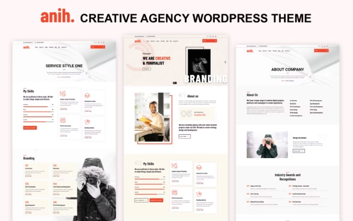 Anih – Creative Agency WordPress Theme 1.0