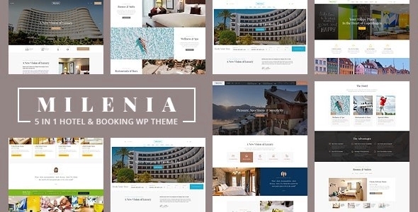Milenia – Hotel & Booking WP Theme 1.3.2