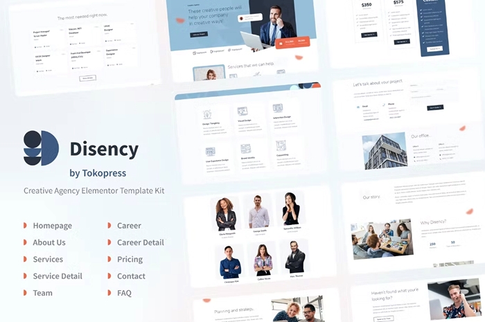 Disency – Creative Digital Agency Elementor Template Kit 1.0.0