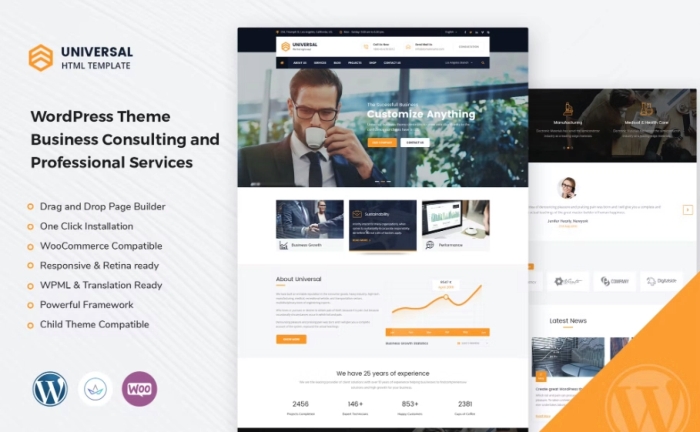 Universal – Business Consulting WP Theme 2.7