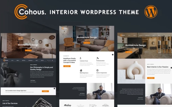 Cohous – Interior WordPress Theme 1.0