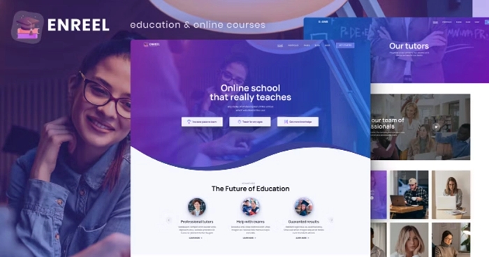 Enreel – Education & Online Courses Elementor Template Kit 1.0.0