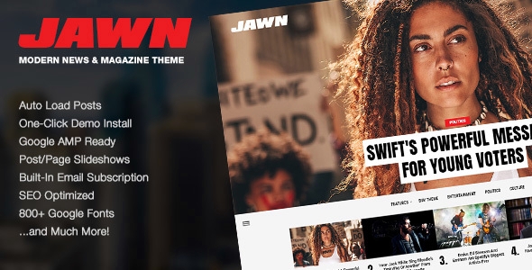Jawn – Modern WordPress News & Magazine Theme 1.4.2