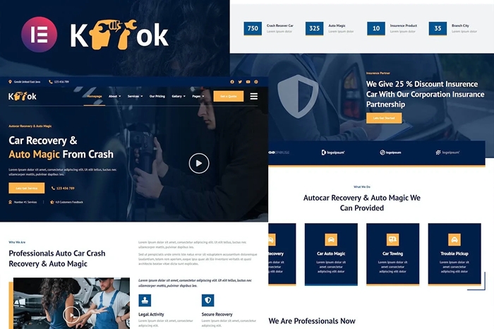 Ketok – Auto Detailing & Repair Business Elementor Pro Template Kit 1.0.0