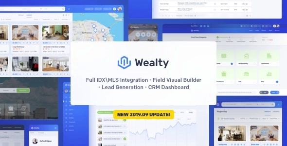 Wealty – Multipurpose Real Estate WordPress Theme 3.1
