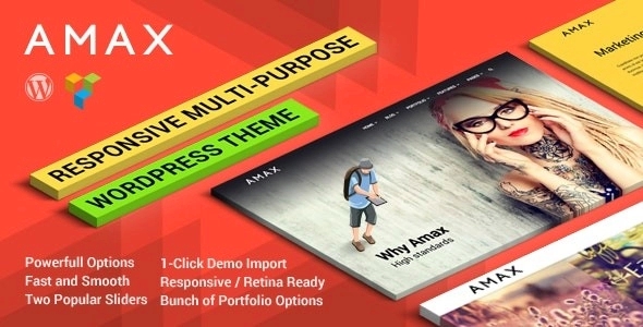 Amax – Responsive Multi-Purpose WordPress Theme 1.1.10