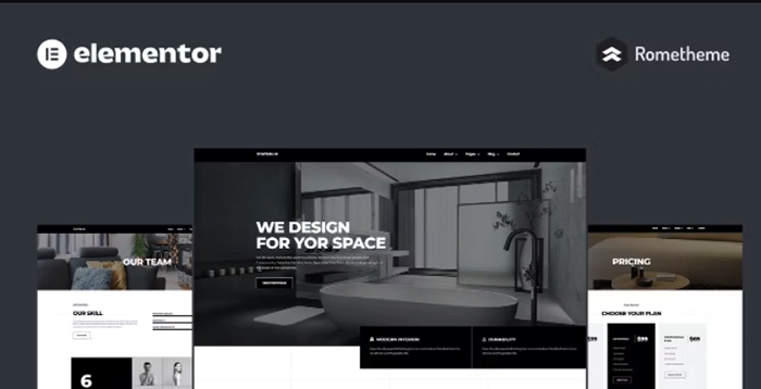 D’Interior – Interior Design Elementor Pro Full Site Template Kit 1.0.0