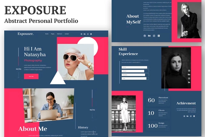 Exposure – Personal Portfolio Elementor Template Kit 1.0.0