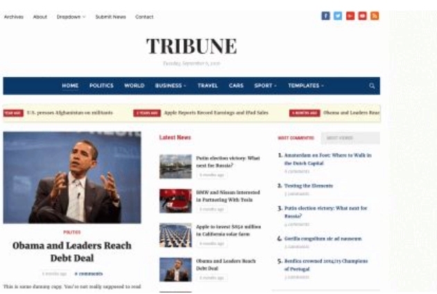 WPZOOM – Tribune 4.2.2