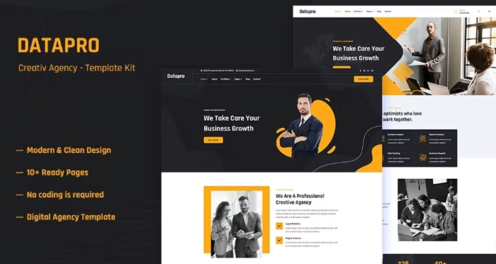 Datapro – Creativ Agency Elementor Template Kit 1.0.0
