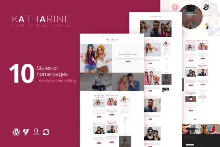 Katharine – Modern Fashion Blog WP Theme 1.5
