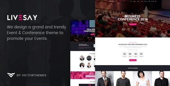Livesay – Event & Conference WordPress Theme 1.8