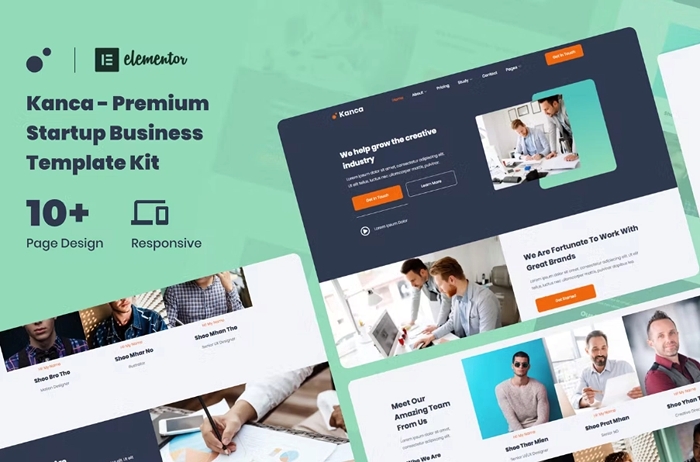 Kanca – Startup Business Consulting Elementor Template Kit 1.0.0