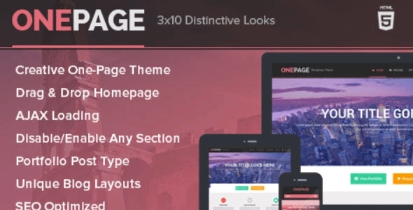 MyThemeShop OnePage 1.2.5