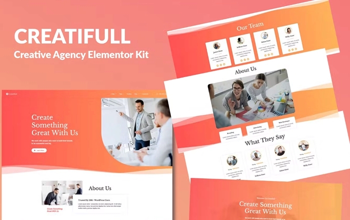 Creatifull – Creative Agency Elementor Template Kit 1.0.0