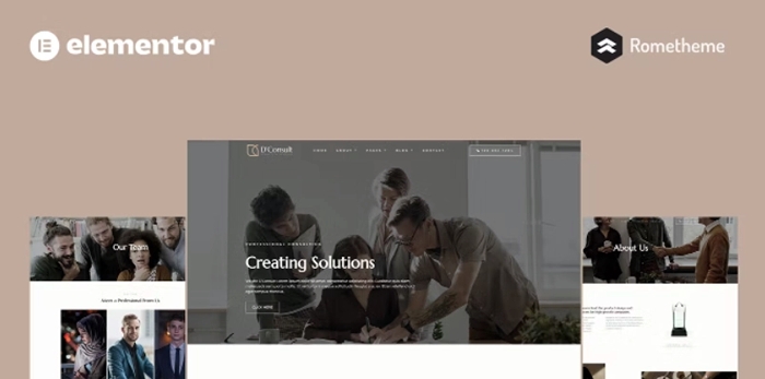 D’Consult – Business Consulting Elementor Pro Full Site Template Kit 1.0.0
