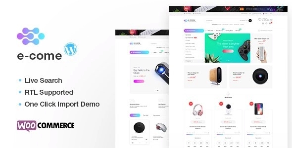 Ecome – Electronics Store WooCommerce Theme 1.5.3