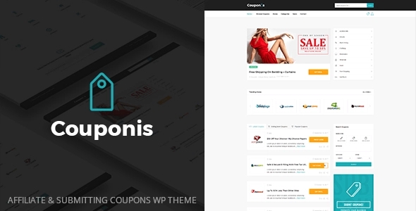 Couponis - Affiliate & Submitting Coupons WP Theme 3.1.9