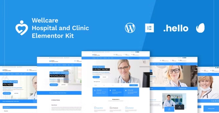 Wellcare – Hospital & Clinic Elementor Template Kit 1.0.0