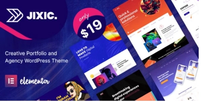 Jixic – Creative Portfolio & Agency WP Theme 1.4