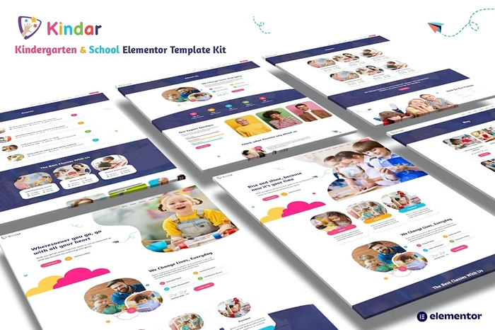 Kindar – Kindergarten & School Elementor Template Kit 1.0.0
