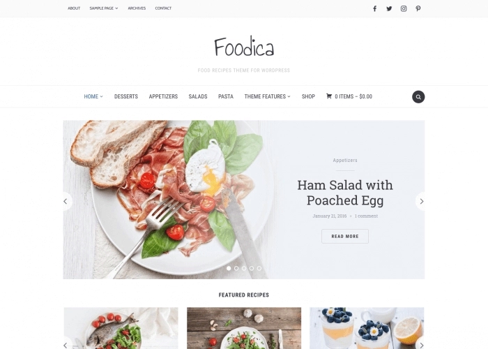 WPZOOM – Foodica 4.0.0